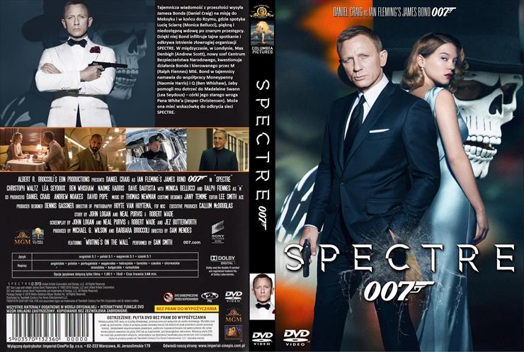 James Bond - 007 ... - James Bond 007-24 Spectre - Spectre 2015.10.26 DVD PL 1.jpg