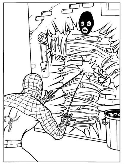 Spiderman - Spiderman - kolorowanka 12.GIF