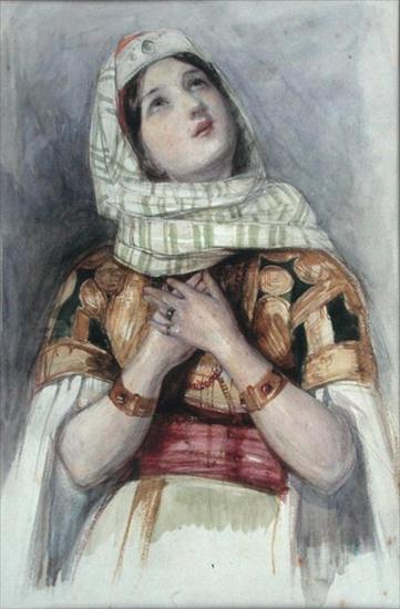 Sztuka orientalna - John Frederick Lewis - A Young Lady In Turkish Dress.jpg